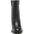 thumbnail image 2 of Vince Camuto Zanilla Black Zipper Closure Rounded Toe Blocked Heel Boot (Black, 8), 2 of 4