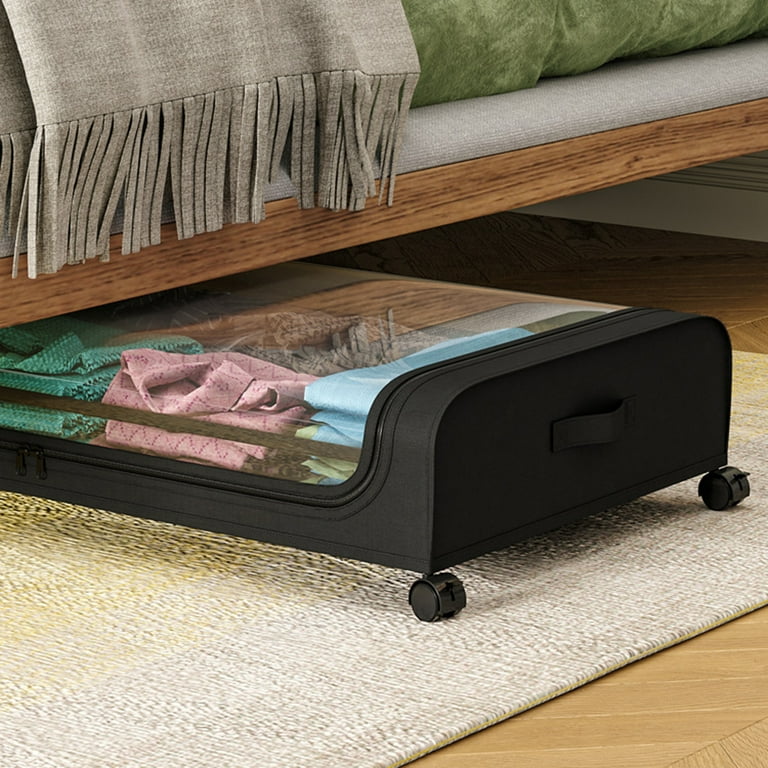 Under Couch or Bed Rolling Storage Bin 