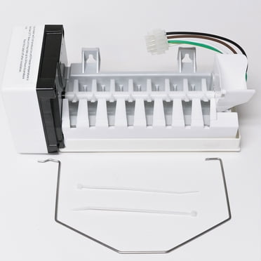 Genuine Whirlpool W10884390 Refrigerator Ice Maker Replacement For KitchenAid & Maytag – Easy Install, Glossy Finish