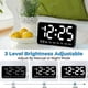 thumbnail image 5 of Digital Wall Clock, 9inch Led Digital Clock Large Display With 12/24h, Big Digits,small Silent Wall Clock(white), 5 of 5