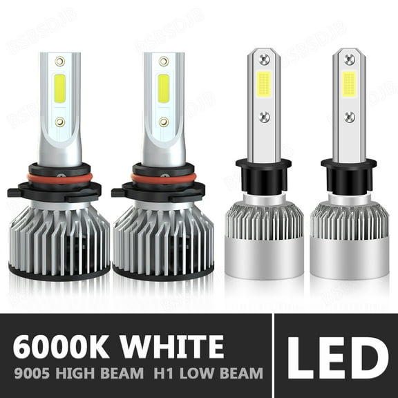 For Subaru Forester 2006 2007 2008 LED Headlight High-Low Beam Bulbs 6000K White