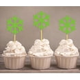 thumbnail image 1 of Darling Souvenir, Christmas Celebration Snowflake Cupcake Toppers, Winter Wedding Dessert Decorations - Pack Of 20, 1 of 3