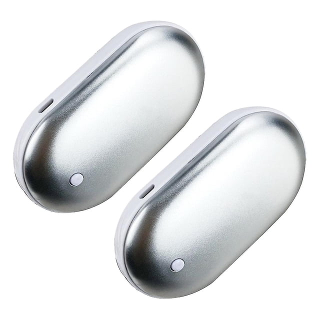 2 Pack Rechargeable Hand Warmers Usb Power Bank Electric Pocket Heater Warmer zhangyuxiang LED