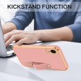 thumbnail image 6 of iPhone XR Case, Phone Cases for iPhone XR, Slim Fit Soft TPU Rubber with Adjustable Wristband Kickstand Scratch Resistant Shockproof Protective Cover for Apple iPhone XR 6.1 Inch, Coral Pink, 6 of 18