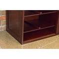 thumbnail image 5 of Contemporary Home Living 38.75" Brown and White Wooden Shoe Bench, 5 of 7