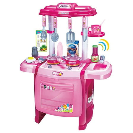 Mozlly Jumbo Cook Electronic Complete Kitchen Playset 24 5