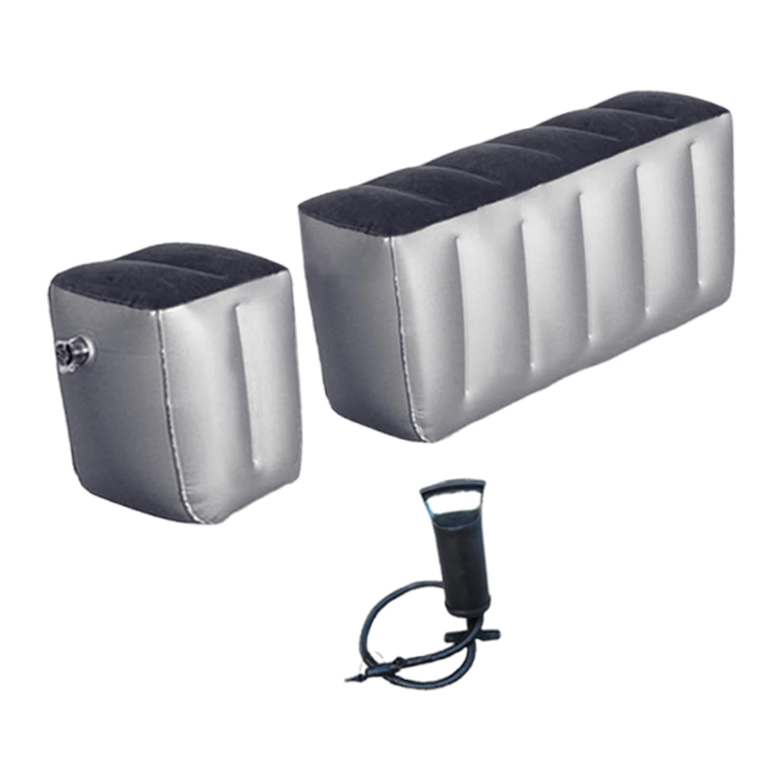 QSTDGVPW 2 Pieces Car Travel Inflatable Mattress Back Seat Gap Pads Air Bed Cushions Straight