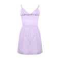 thumbnail image 5 of Lilgiuy Lingerie Sleepwear for Women Sexy Comfortable Nightdress Soild Lightweight Honeymoon Sleepskirt, 5 of 5