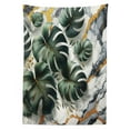 thumbnail image 2 of Ambesonne Monstera Tablecloth Rectangular Table Cover, Abstract Mid Century Boho, 60"x84", Dark Green Dimgray, 2 of 3