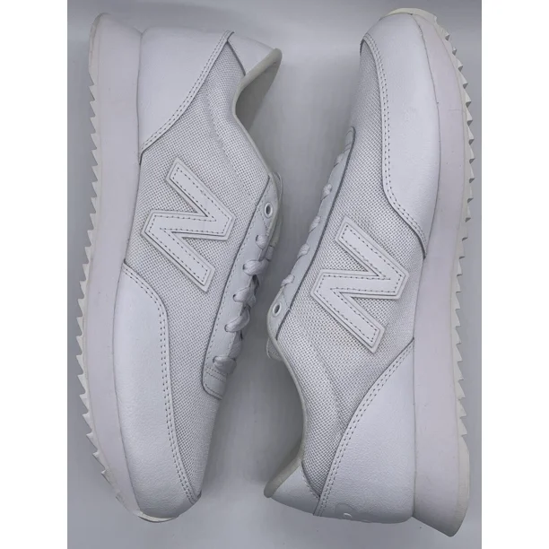 New Balance Mens 501 White Leather MZ501CKD Size 9 D NWOB Ripple Sole Classic