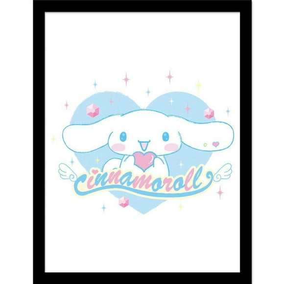 Cinnamoroll Heart Framed Poster