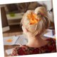 thumbnail image 3 of pinzas para el cabello con diseño de plumeria e hibisco hawaianos para mujer, accesorio floral tropical con clip metálico oculto y seguro., 3 of 5