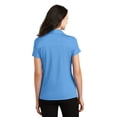 thumbnail image 2 of Port Authority Womens Crossover Raglan Polo (L575)- Azure Blue, XS, 2 of 2