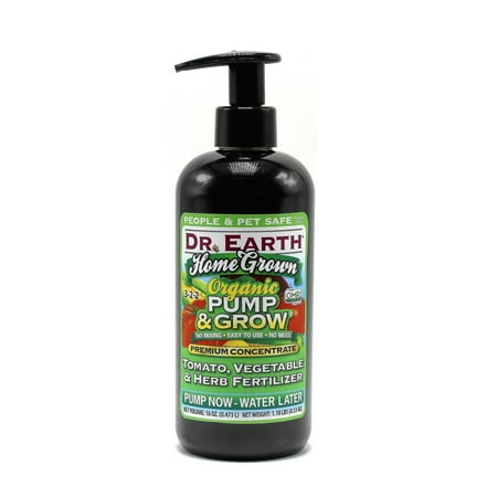 Dr. Earth Organic & Natural Pump & Grow Home Grown Tomato, Vegetable & Herb Fertilizer, 16