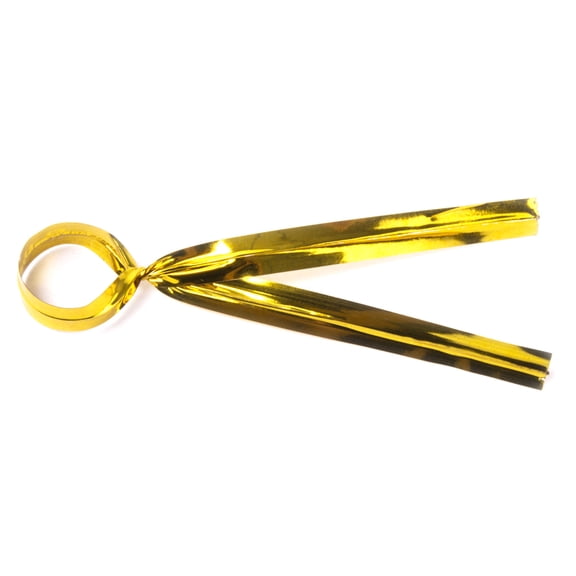 FONDOTIN 100Pcs Festive Metallic Ties for Party Bags Made of Eco Friendly PVC and Iron Wire