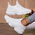 thumbnail image 6 of YOUYEDIAN Orthopedic Casual Shoes for Women Arch Support Work Shoes Wide Width Non Slip Slip on House Shoes Mesh Stretch Comfortable 2026 Foam Shoes (White), 6 of 8