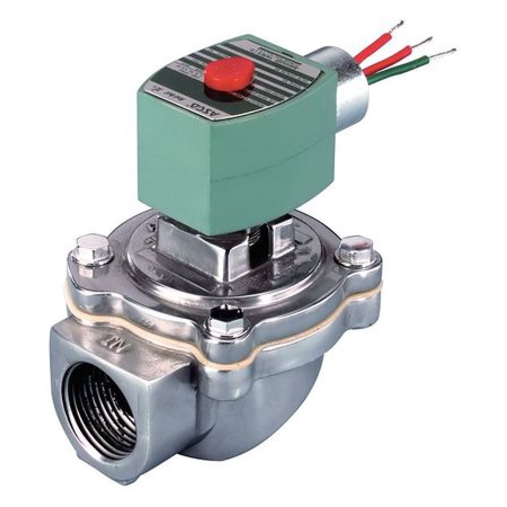 ASCO 8353G041 120V AC Aluminum Dust Collector Solenoid Valve, Normally Closed, 1 in Pipe Size
