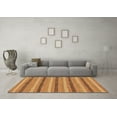 thumbnail image 3 of Ahgly Company Indoor Rectangle Abstract Brown Modern Area Rugs, 5' x 7', 3 of 4