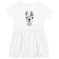 thumbnail image 3 of Inktastic Cute Llama with Flower Girls Toddler Dress, 3 of 5