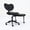 Black, variant on Meditation Chair Plus, Cross Legged Chair with Wheels, ADHD Chair, Criss Cross Desk Chair with Lumbar Support and Adjustable Stool, Flexible Design for Fidgety Sitters, Black PU