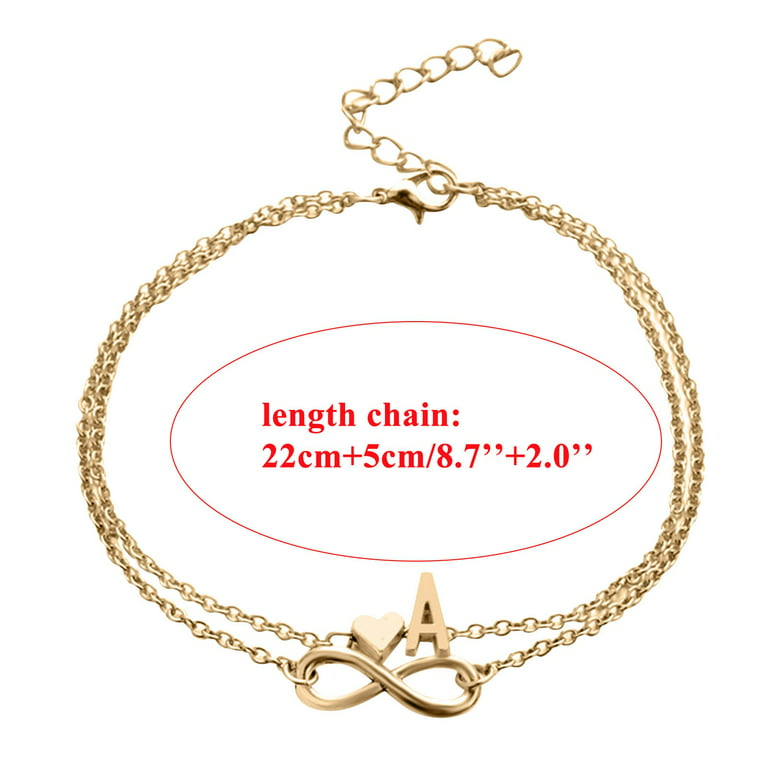 Bracelet Chain Set 3 Letters