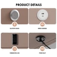 thumbnail image 4 of Smart Nightstand with Security Combination Lock - Nightstand Locking Drawer and USB Charging, Modern Smart Nightstand, 4 of 16