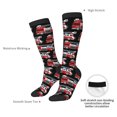 thumbnail image 5 of Picia Women Crew Soft Moisture-wicking Socks Fire and Rescue Truck Pattern Design Cotton Socks, One Size fit All, 5 of 9