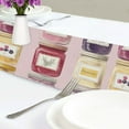 thumbnail image 4 of Yayeee Table Runner 70 inches Long Home Kitchen Dinning Party Decoration, Watercolor Jar, 4 of 7