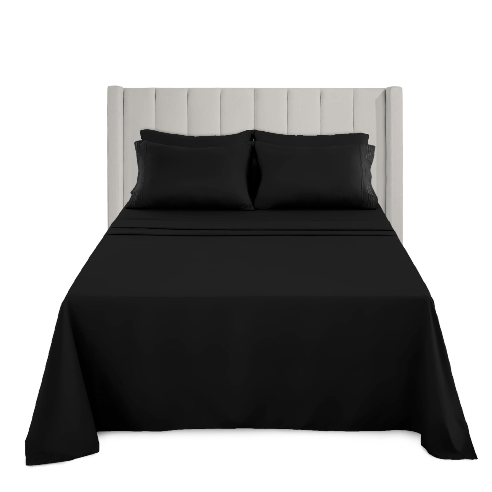 Lux Decor Collection Bed Sheets 6 Pc Queen Size Sheets Deep Pocket