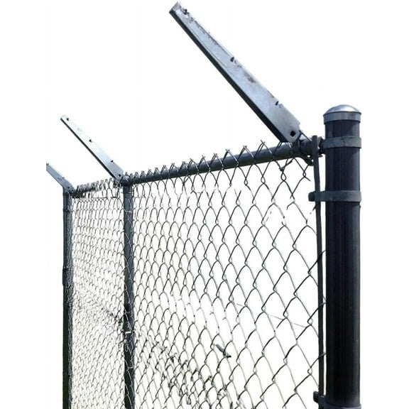 Barbed Wire / Barbwire Arm Extensions for Chain Link Fence - Set of 9 1-5/8"