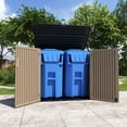 thumbnail image 6 of Mondawe 34.3"D x 53.2"W x 47.1"H Resin Outdoor Storage Shed with Reinforced Floor, 6 of 9