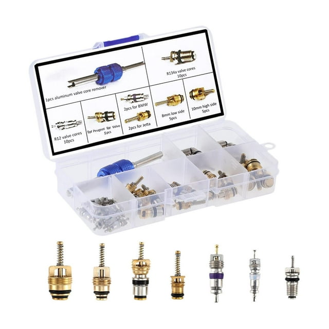 Kit de núcleo de válvula de aire acondicionado, reemplazo de accesorios automotrices a prueba de fugas Estilo C