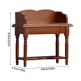 thumbnail image 5 of 1/12 Scale Wooden Dollhouses Writing Desk Miniature Study Furniture Living Room, 5 of 9