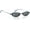 Clip only - Shiny Black, variant on Clip-on Only - Oval Shape, for Metal Full Rim Frame Glasses, Platinum