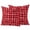 Red, variant on 2 Pack Outdoor Waterproof Throw Pillow Covers,Modern Purple Checkered Decorative Square Pillow Case Patio Pillowcases for Chair Couch Sofa 16x16in
