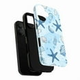 thumbnail image 2 of Blue Seashell & Starfish iPhone Case – Ocean Beach Coastal Phone Cover for iPhone 16 15 14 13 12 11 Pro Max, 2 of 5