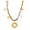 P2172, variant on 18K Gold Plated Silk Scarf Necklace for Women, Bandana Necklace with Stainless Steel Charms Choker, Vintage Jewelry Flower Sun Coin Pendant Necklaces, Boho Christmas Gifts