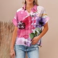 thumbnail image 4 of LSLJS Women's New Printed Plus Size Loose Shirt Top, Casual Womens Tops, 4 of 7