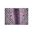 thumbnail image 3 of Better Trends Bath Rug 17” x 24” Bathroom Rug Mat Non-Slip Micro Polyester Bath Rugs for Bathroom Floor, Shower, Tub, Toilet Casablanca Collection - (Purple), 3 of 5