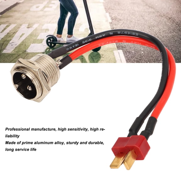 Scooter Charger Port Replacement, Durable Aluminum Alloy, Easy Installation For Electric Scooters