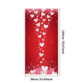 thumbnail image 3 of LUUFILx Valentine's Day Heart Banner Backdrop Love Decor Background Red Romantic Celebration Photo Booth Decorations Party Supplies Event Props, 3 of 8
