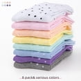 thumbnail image 5 of ARWSER 8 Packs Women Socks Quarter Short Casual Cute Wooden Ear Edge Polka dot Socks for Female, 5 of 8