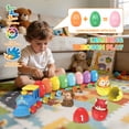 thumbnail image 2 of Sumsoltic Montessori Toys for Toddlers, Farm Train Learning Toy with Counting Matching Sorting, Easter Gifts for 1-3 Year Old Boys Girls, 2 of 6