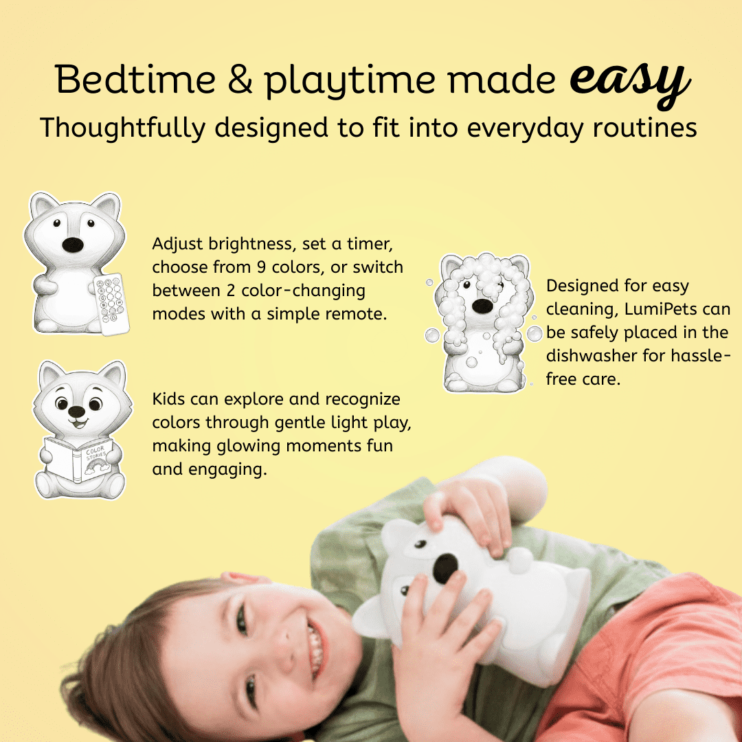 LumiPets&reg; Fiona the Fox Night Light