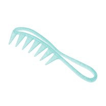 Unique Bargains 1 Pc Durable Wide Tooth Comb Green PS