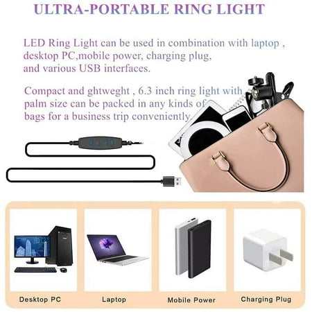 6 2 Conference Ring Lighting Kit, Best Ring Lights For Desktop Computer