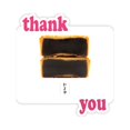 thumbnail image 1 of Red Bean Paste Moon Cake Mid-Autumn Festival Thank You Stickers Quote Grateful, 1 of 3