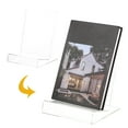 thumbnail image 6 of Monyance display stand Acrylic Book Display Stand for Tablets, Magazines, CDs(7.87X5.91X5.91Inches), 6 of 11