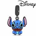 thumbnail image 1 of Disney Lilo Stitch Series Charms Silver 925 Original Fit Bracelet Silver 925 Disney Beads Charm for Women Jewelry Making Gift Gao Jinjia LED, 1 of 2
