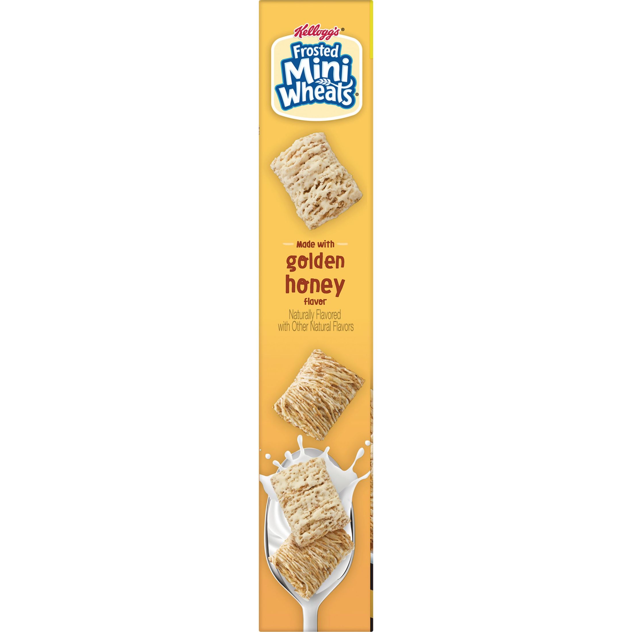 Kellogg's Frosted Mini Wheats Golden Honey Cold Breakfast Cereal, 22 oz ...